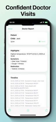 Fever & Symptom Tracker Log screenshot 3