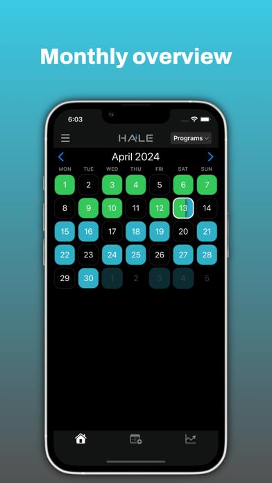 Haile Training - Workout log iPhone screenshot 8 - Health & Fitness app