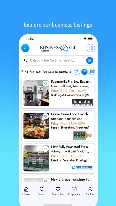 Business2sell Screenshot