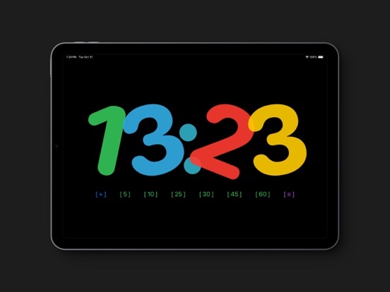 Screenshot #4 pour KeyHour · Simple Digital Clock