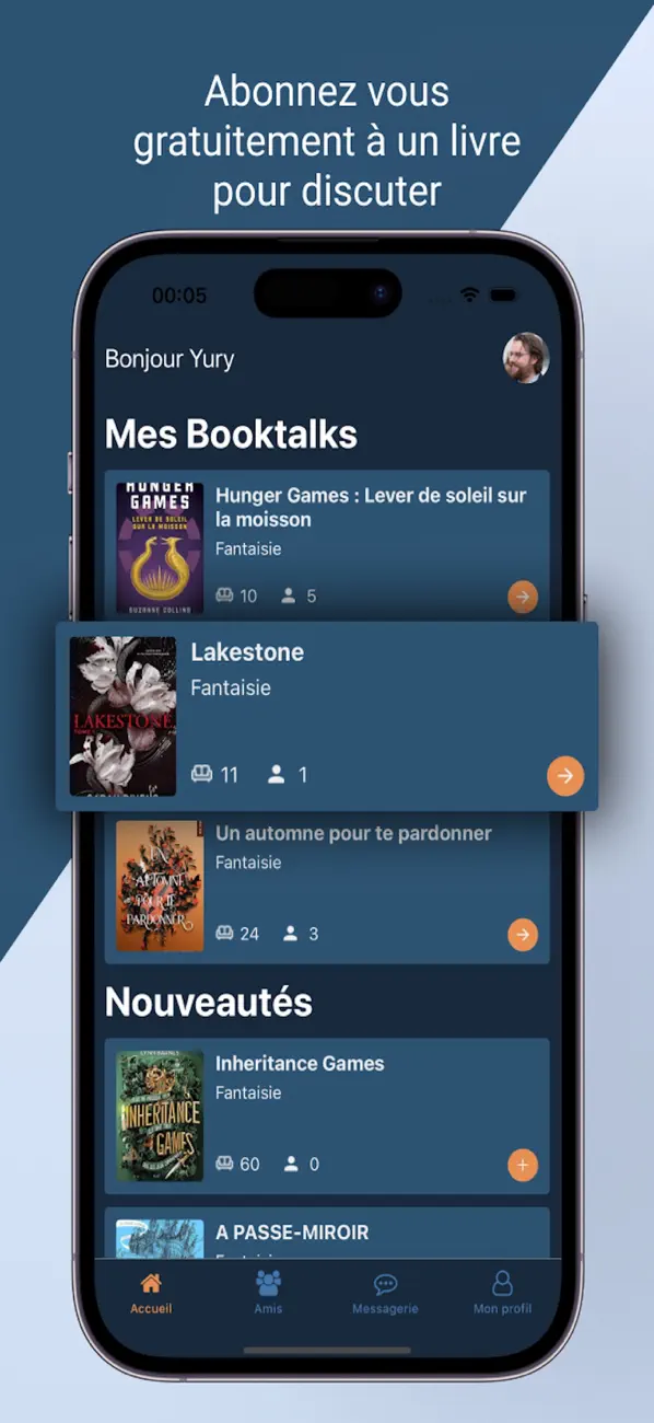 Screenshot #1 pour BookTalk