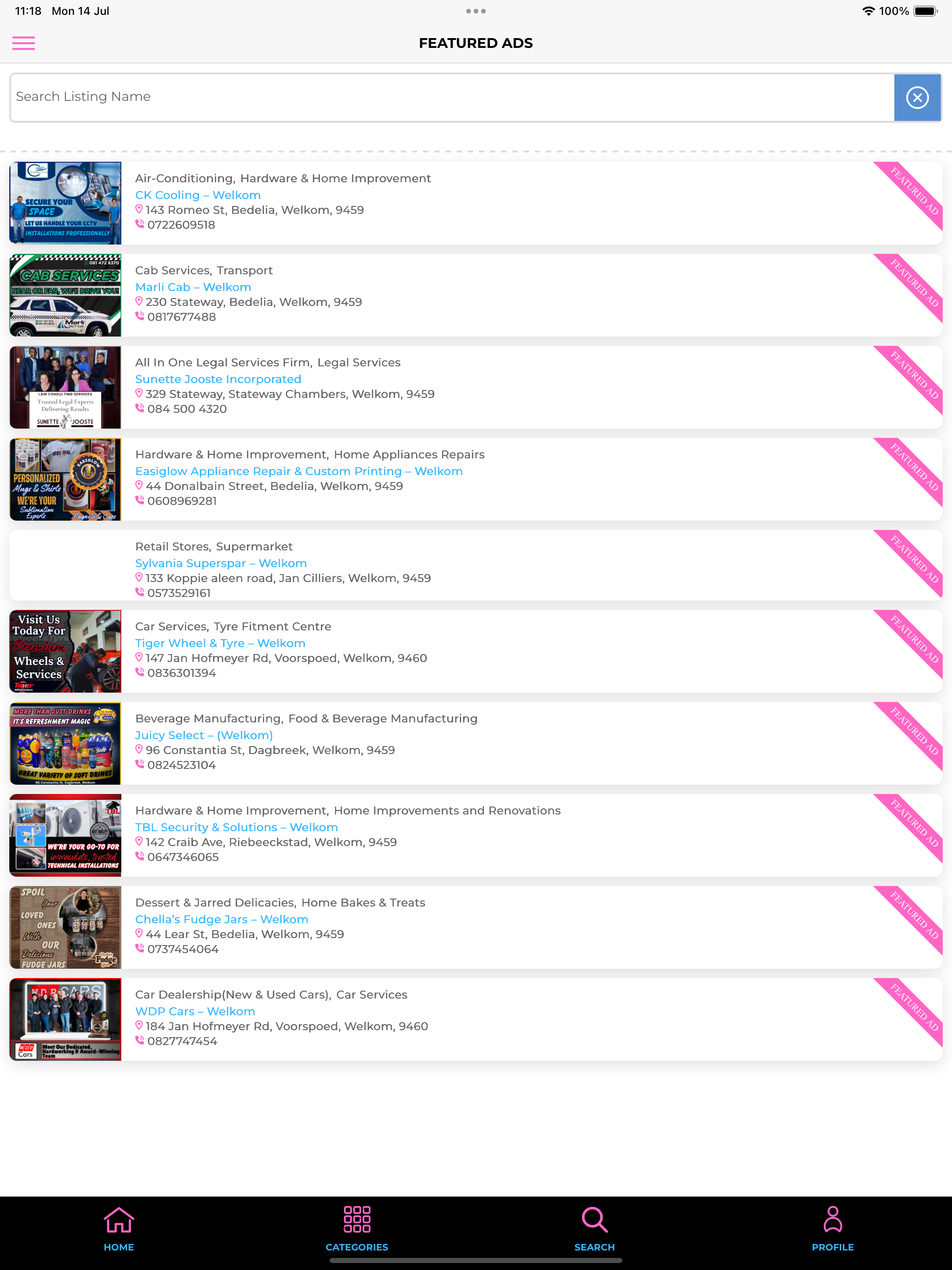 WelkomBiz Business Directory screenshot 12