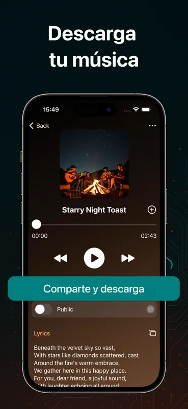 Generador de música IA: Soniva screenshot 4 of 6