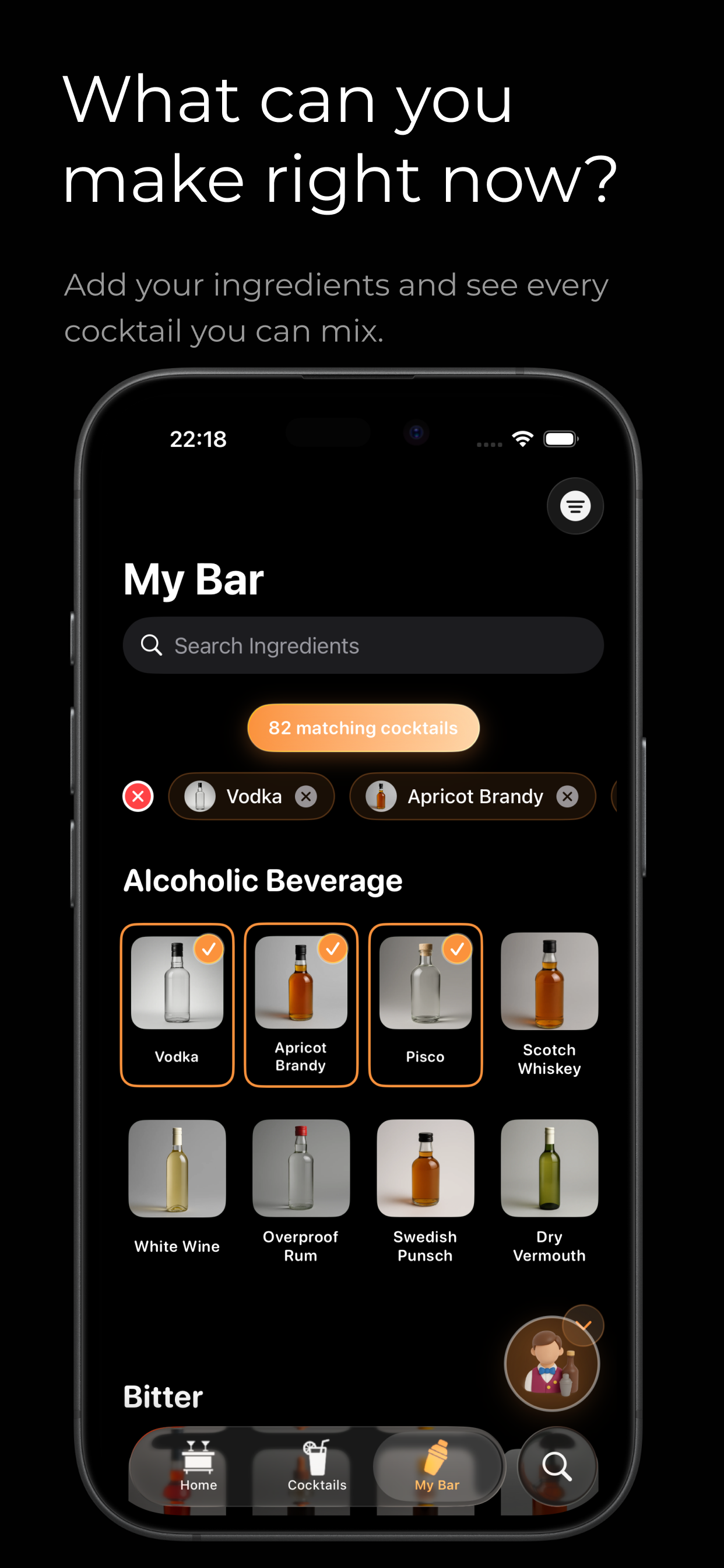 Mixly: Cocktail Bartender