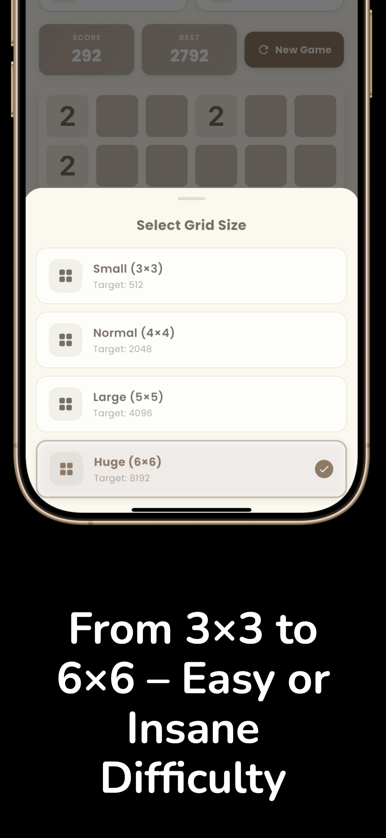 2048 Pro Puzzle Game screenshot 4