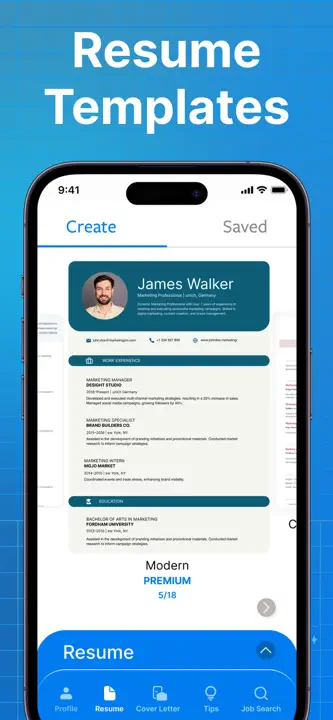 Resume Builder & CV Maker AI: Screenshot 4 von 10