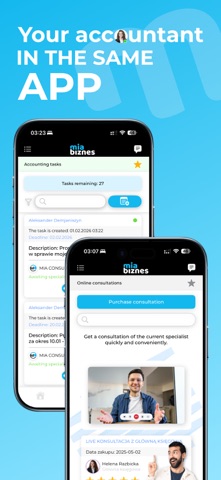 MIA Biznes: Invoices & KSeF screenshot