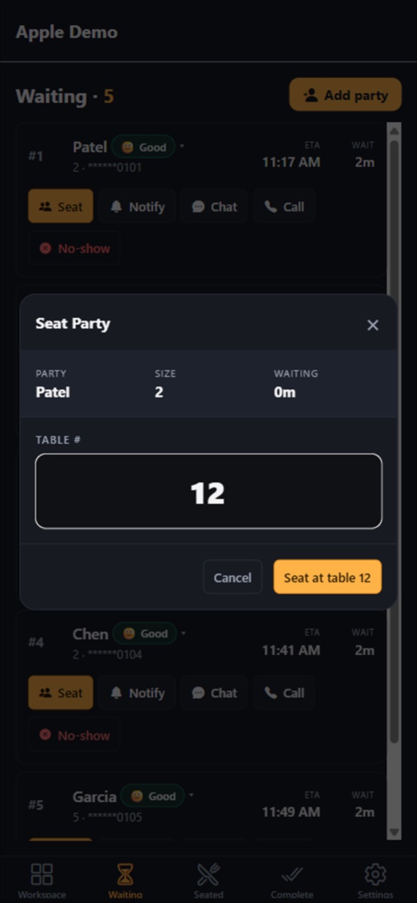 iPhone screenshot