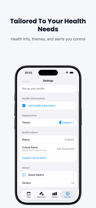 Medrix Medication Tracker Screenshot 10 of 10