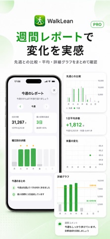 WalkLean: Step & Weight Diary Screenshot 6 of 6