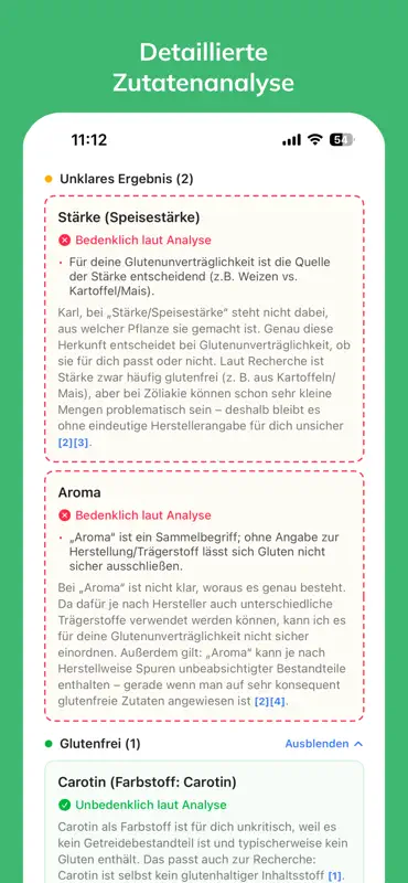 Zöliakie & Glutenfrei Ratgeber screenshot 4 of 8