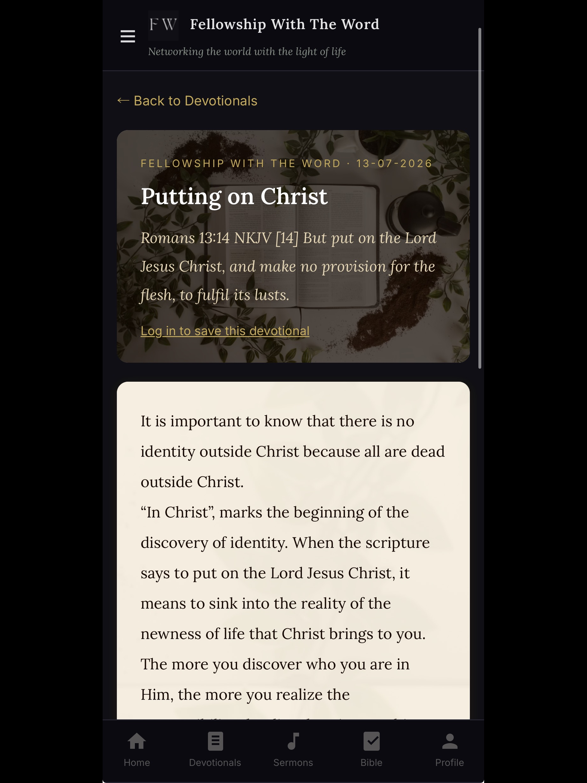 Fellowship With The Word screenshot 9
