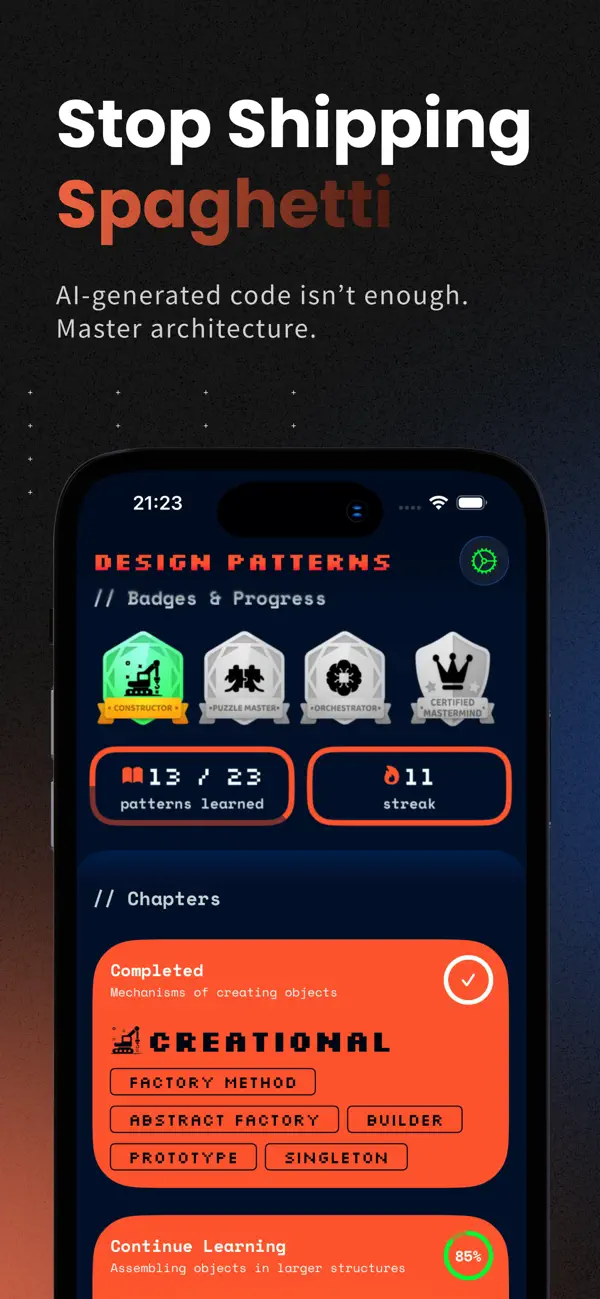 #1. Design Patterns for Devs (iOS) Podle: Daniel Gogozan