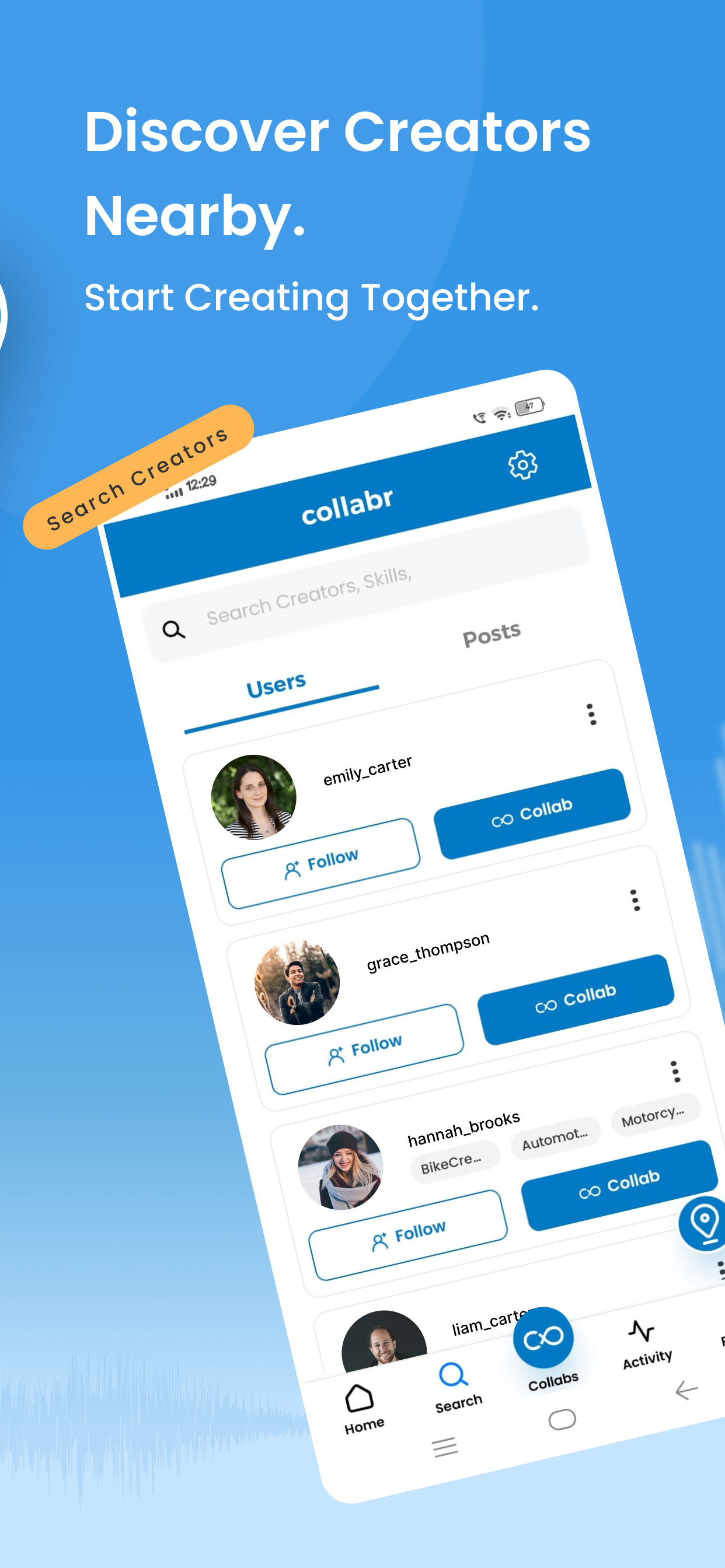 Collabr - The Creative Network screenshot 4