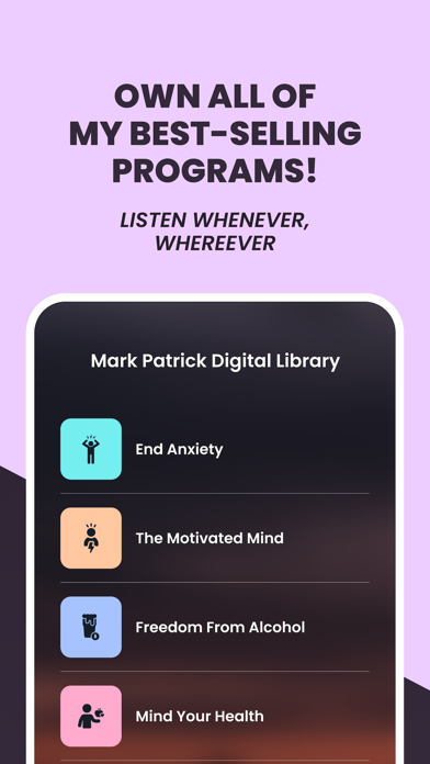 Mark Patrick Hypnosis Library Screenshot