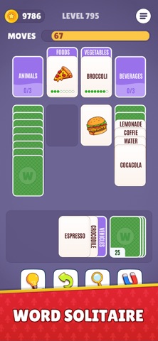 Word Solitaire: Match & Play iPhone screenshot