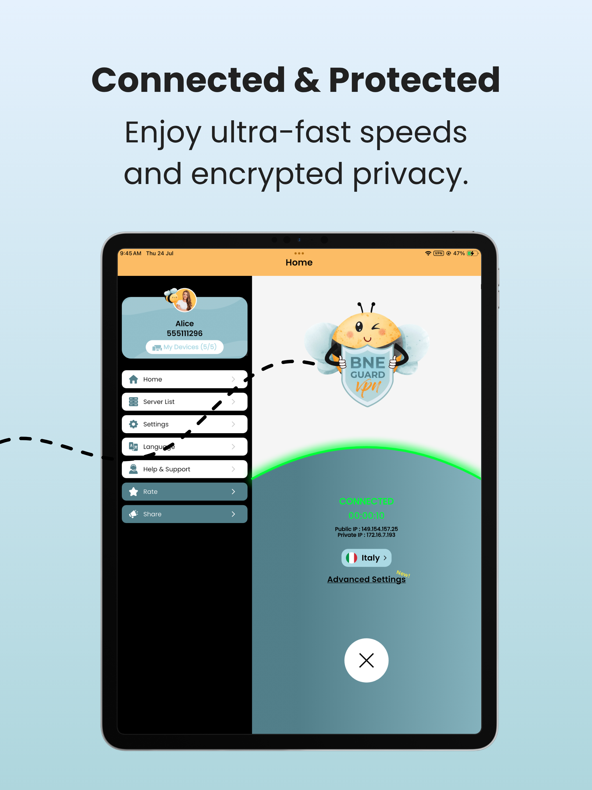 BNEGuard VPN by BNESIM