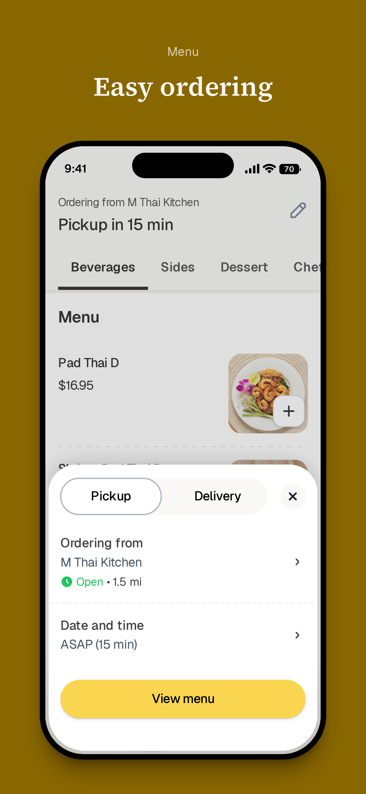 M Thai Kitchen screenshot 3