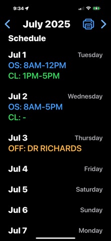 ScheduleViewer Screenshot 1 of 3