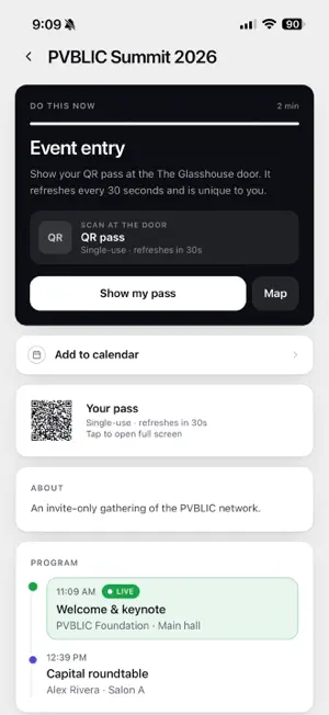 PVBLIC Events screenshot 3