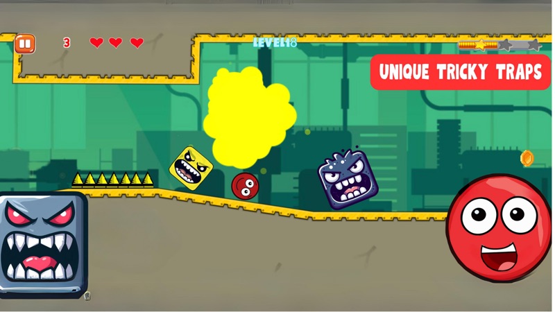 Plants Ball 5 - Red Ball Game screenshot 1