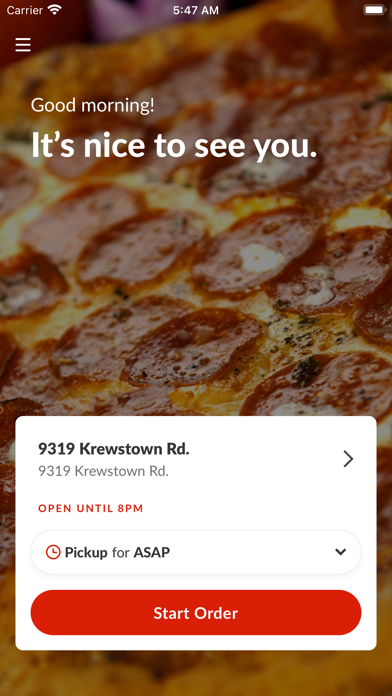 Station Pizza Krewstown iPhone screenshot 2 - Food & Drink app