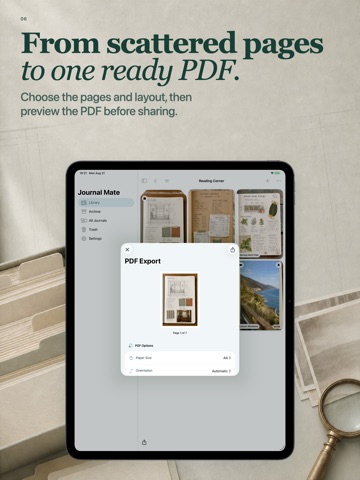 Journal Mate: Media Organizer iPad screenshot
