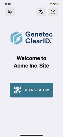 ClearID Self Service Kiosk iPhone screenshot