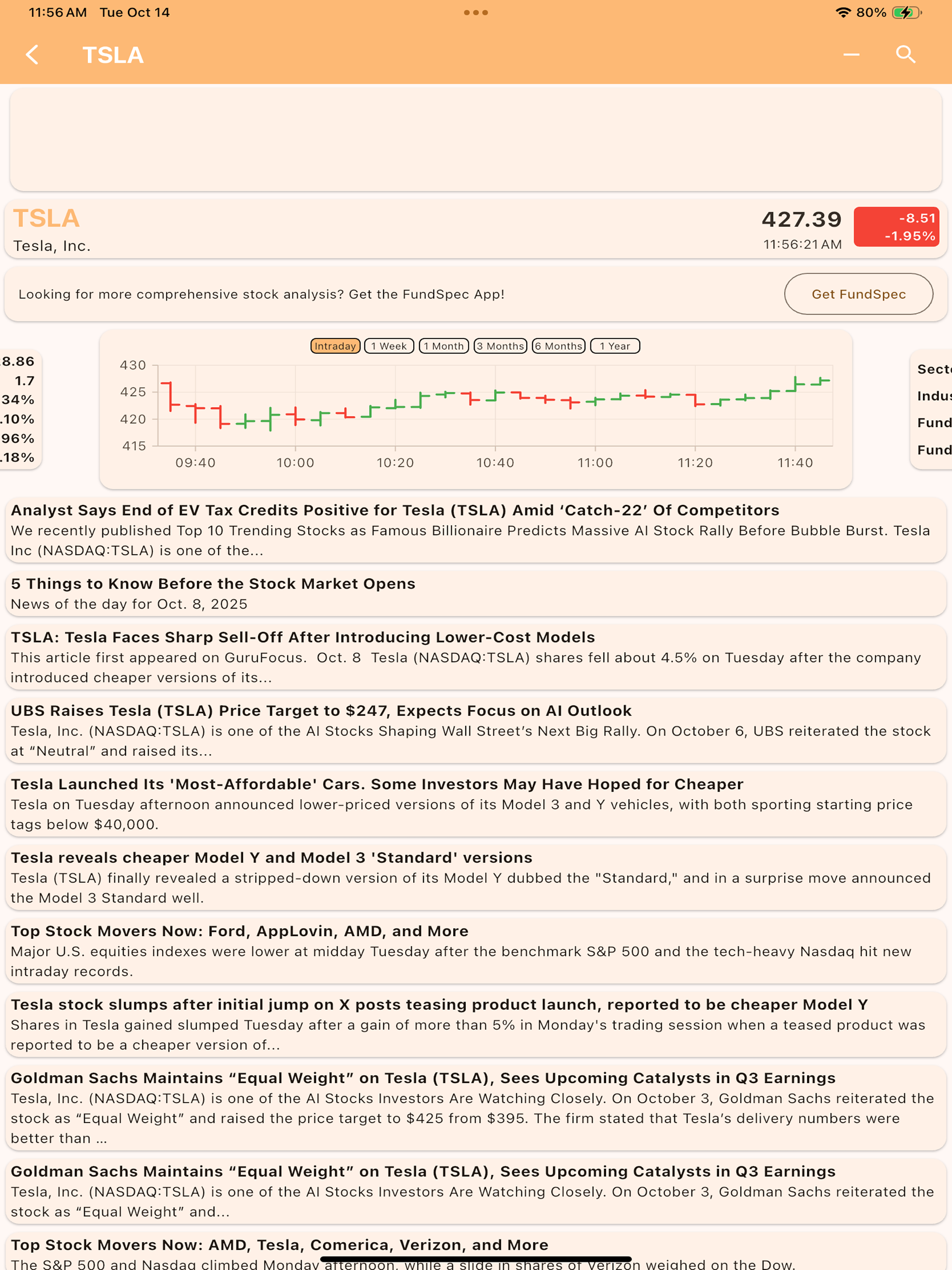 Just Stock Quotes