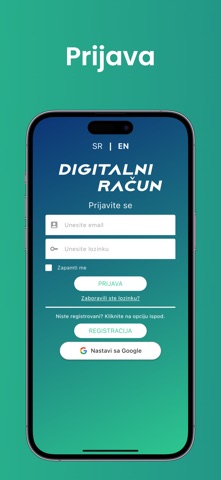 Digitalni račun Screenshot 2 of 6