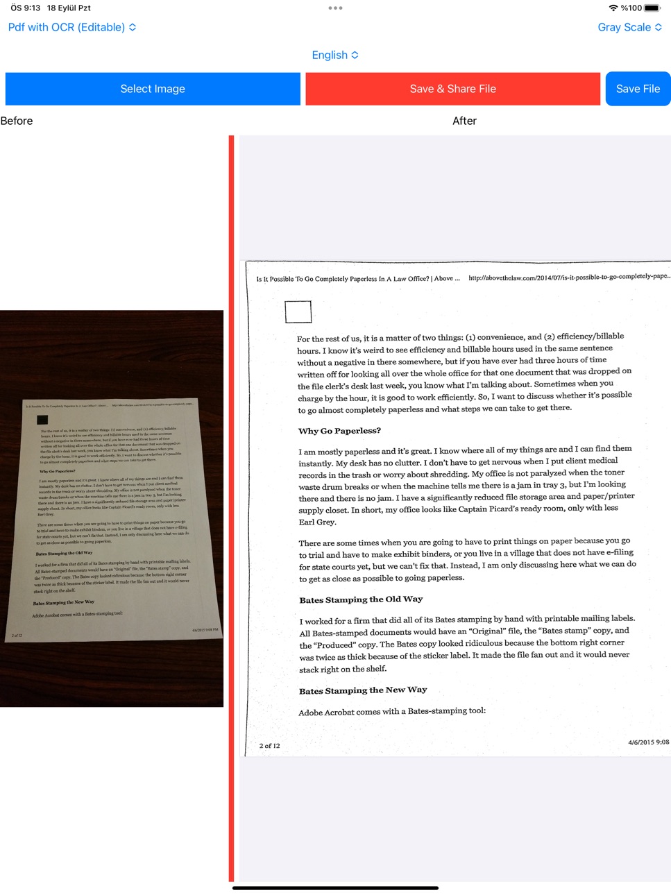 iPad screenshot