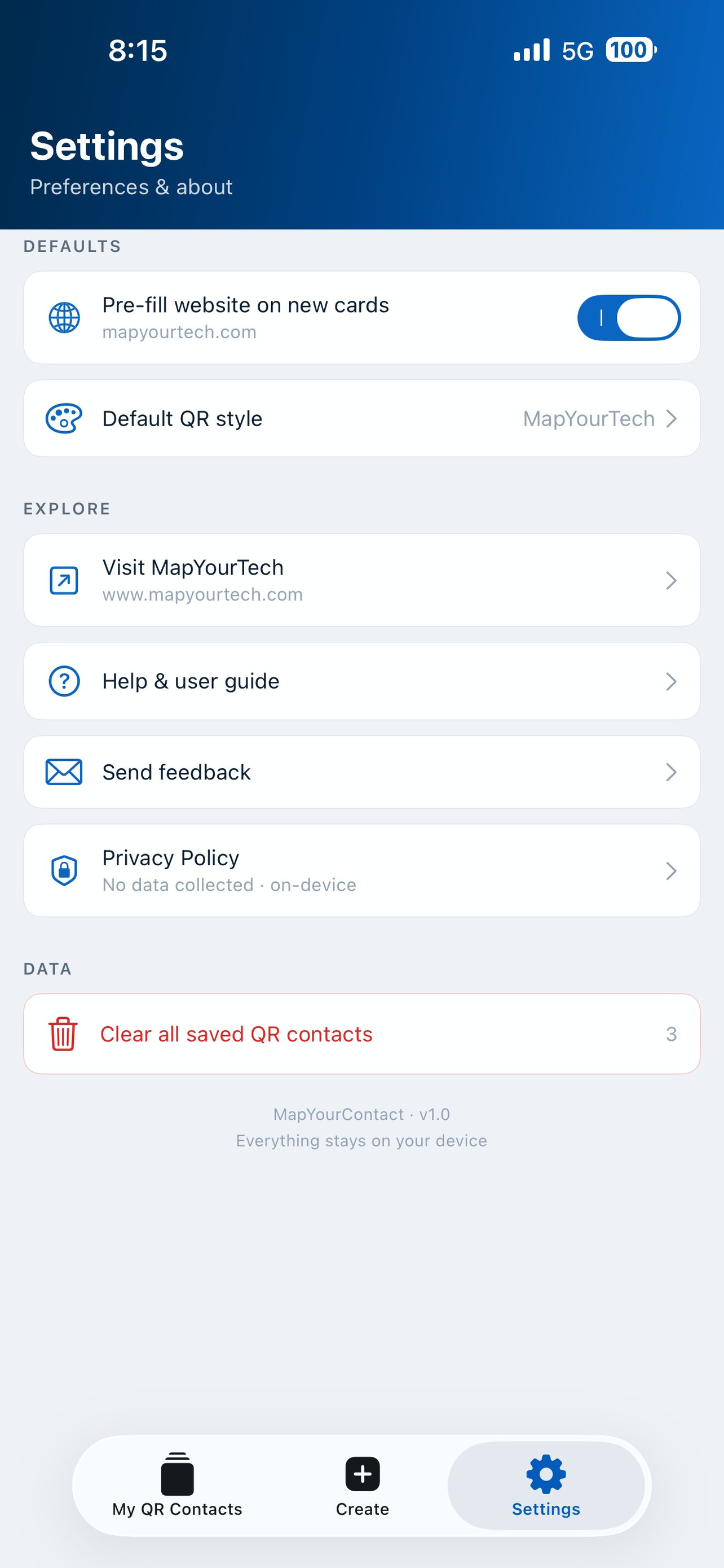 MapYourContact screenshot 5