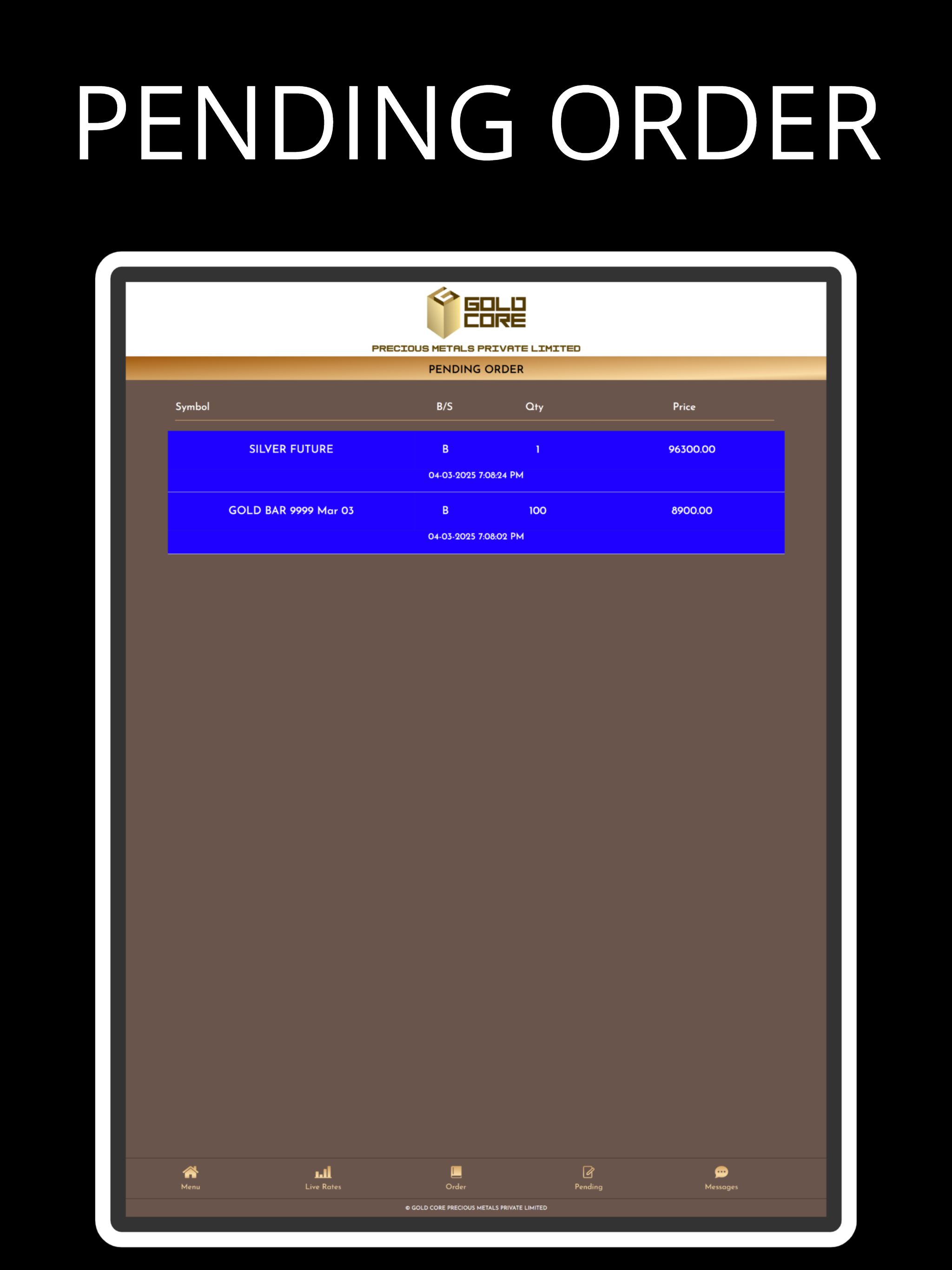 Gold Core Precious Metals screenshot 14