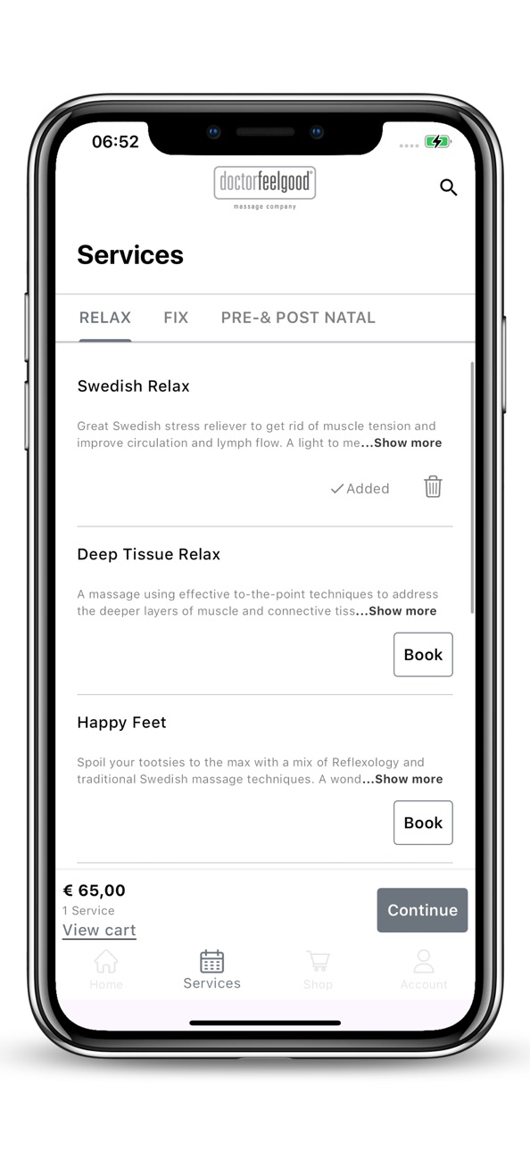 iPhone screenshot