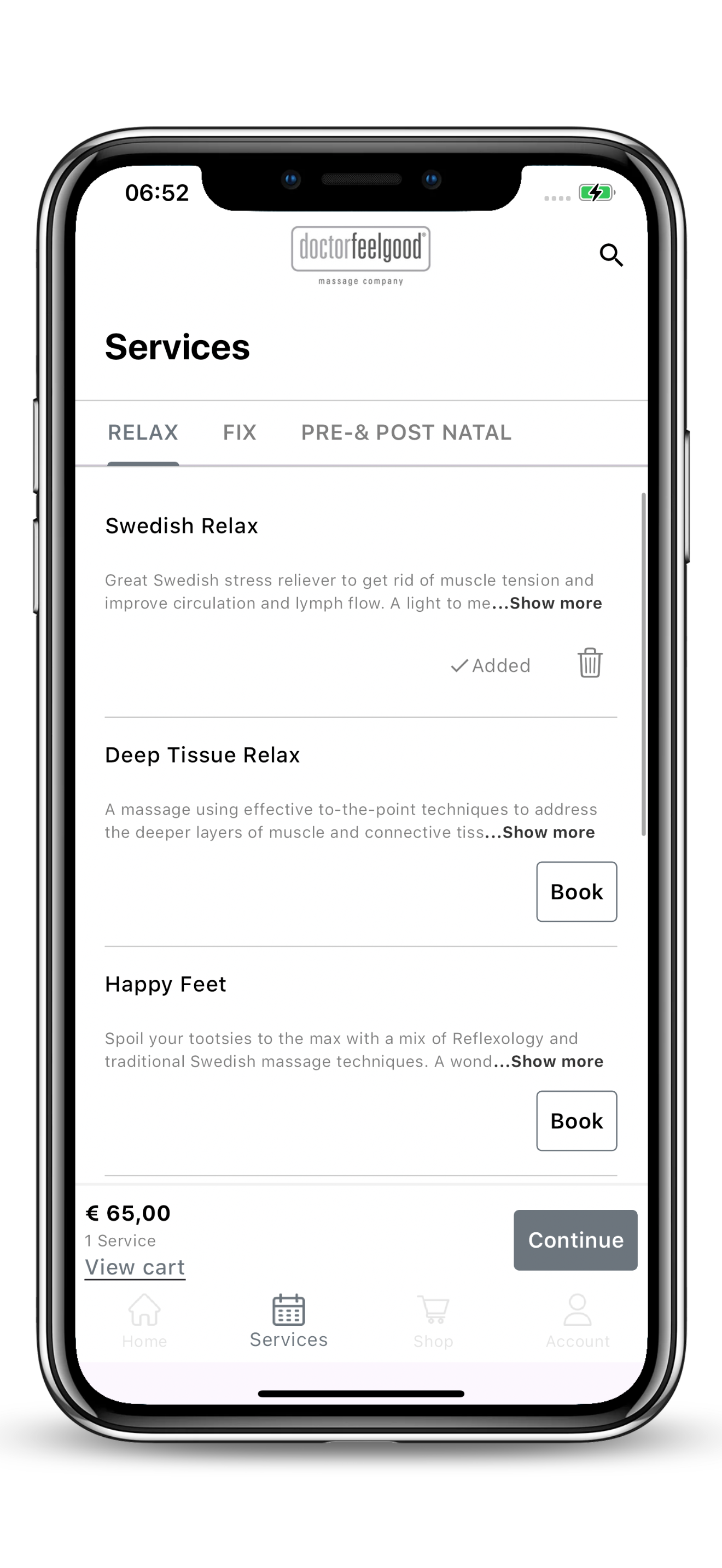 My Doctor Feelgood-Booking App