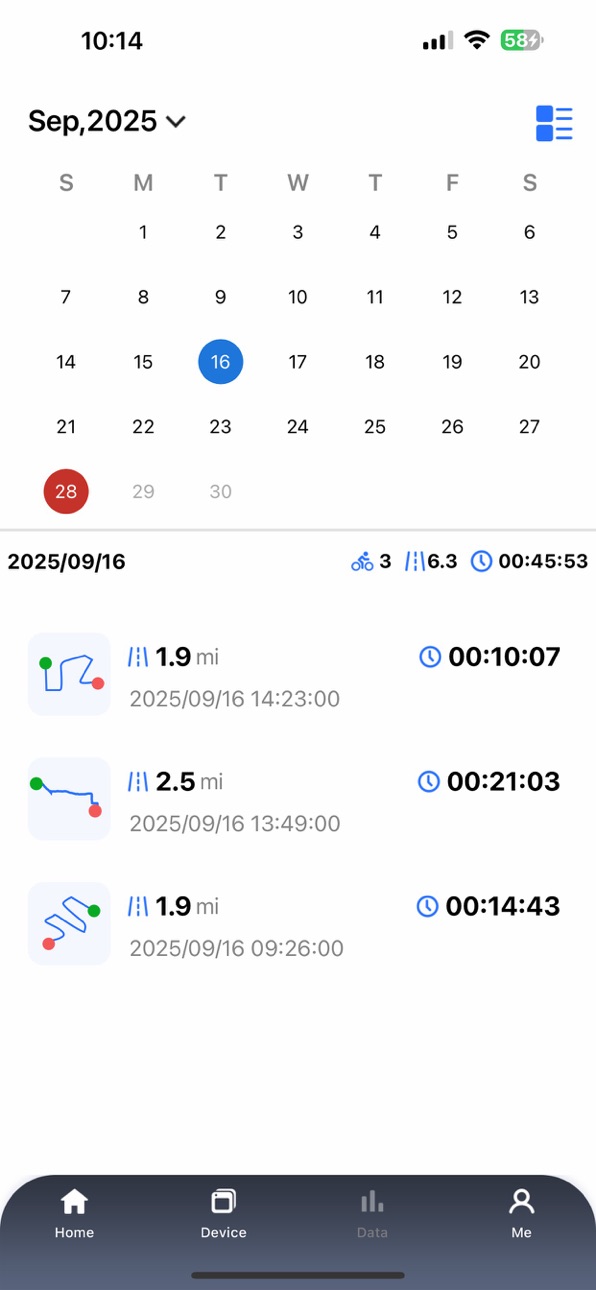 iPhone screenshot