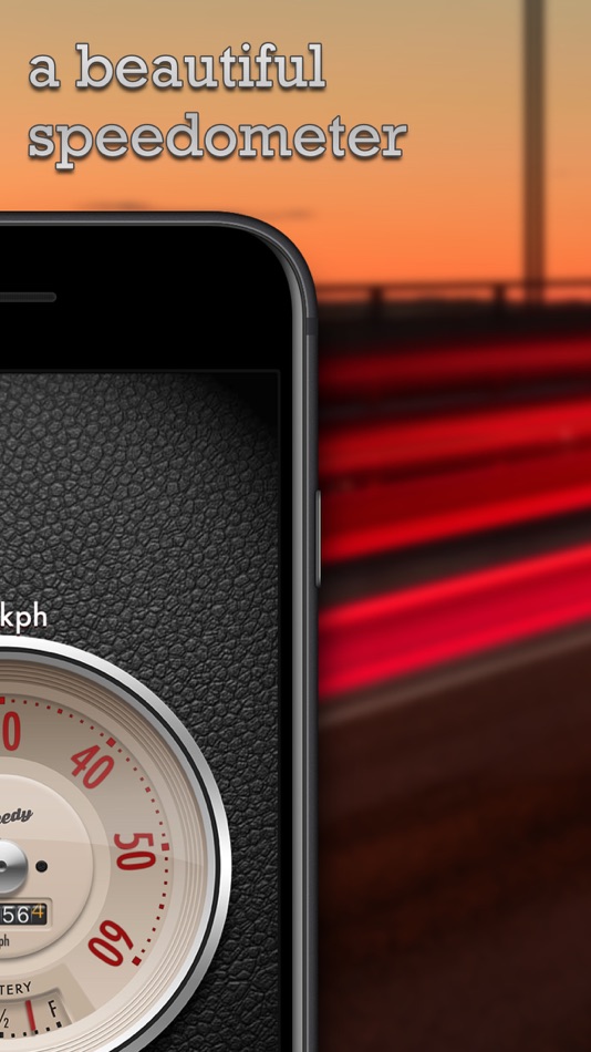 #2. Speedy - beautiful speedometer (iOS) 由: Yasin TURKOGLU