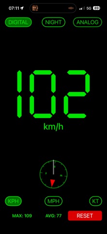 GPS Speedometer iPhone screenshot