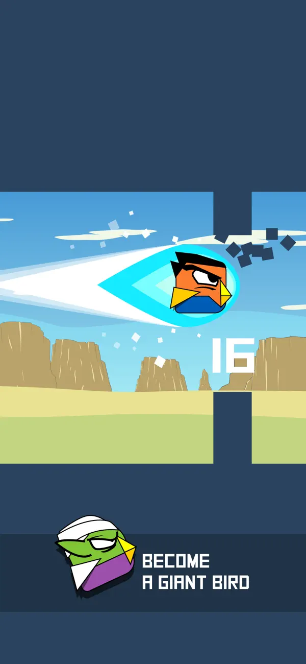 Screenshot #2 pour Square Bird Watch - Block Jump
