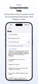 Junkman: AI Spam SMS Blocker screenshot