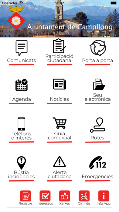 Ajuntament de Campllong Screenshot