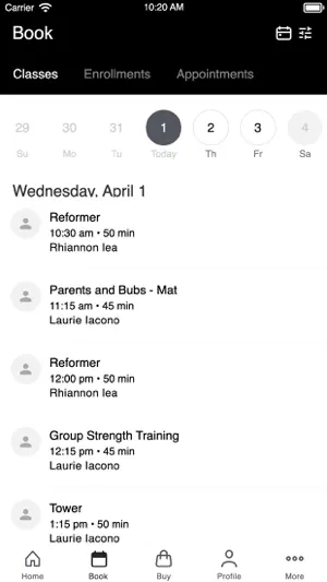 The Spring Collective Pilates screenshot 2