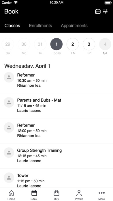 Screenshot #2 pour The Spring Collective Pilates