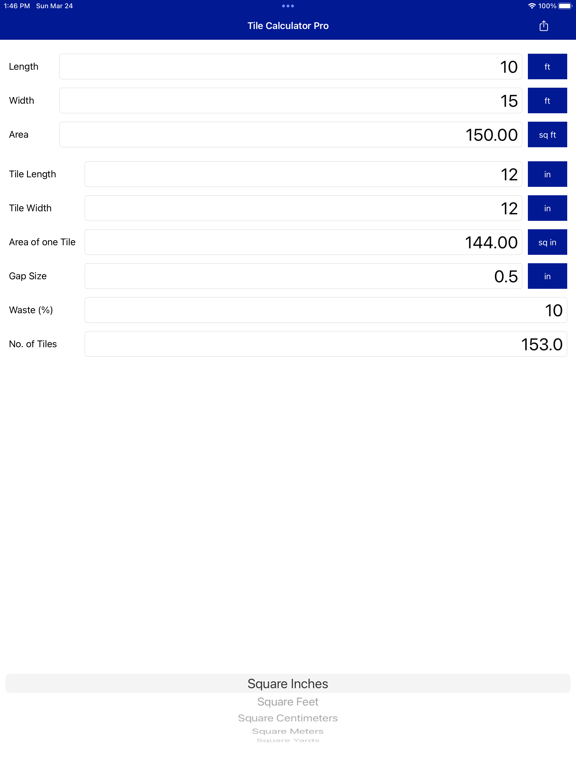 Tile Calculator Proのおすすめ画像5