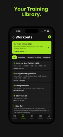 Run Planner - Workout Builder screenshot