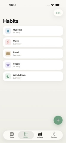 Tally: Daily Habit Tracker screenshot