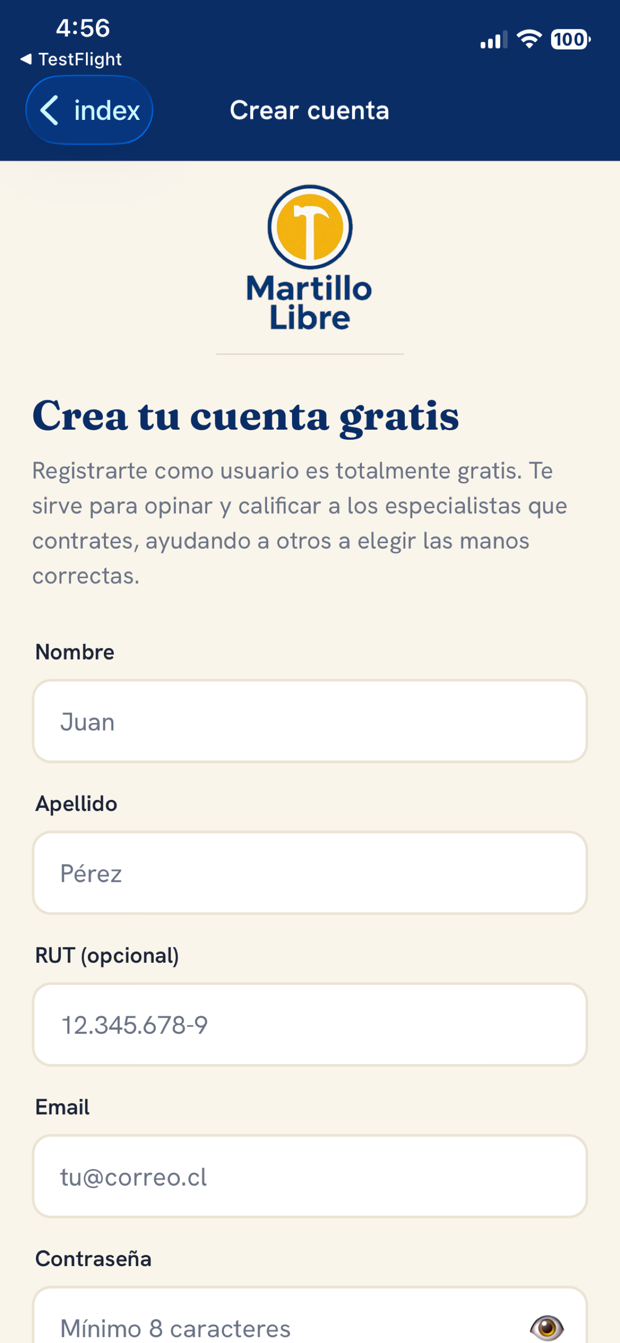 Martillo Libre screenshot 2
