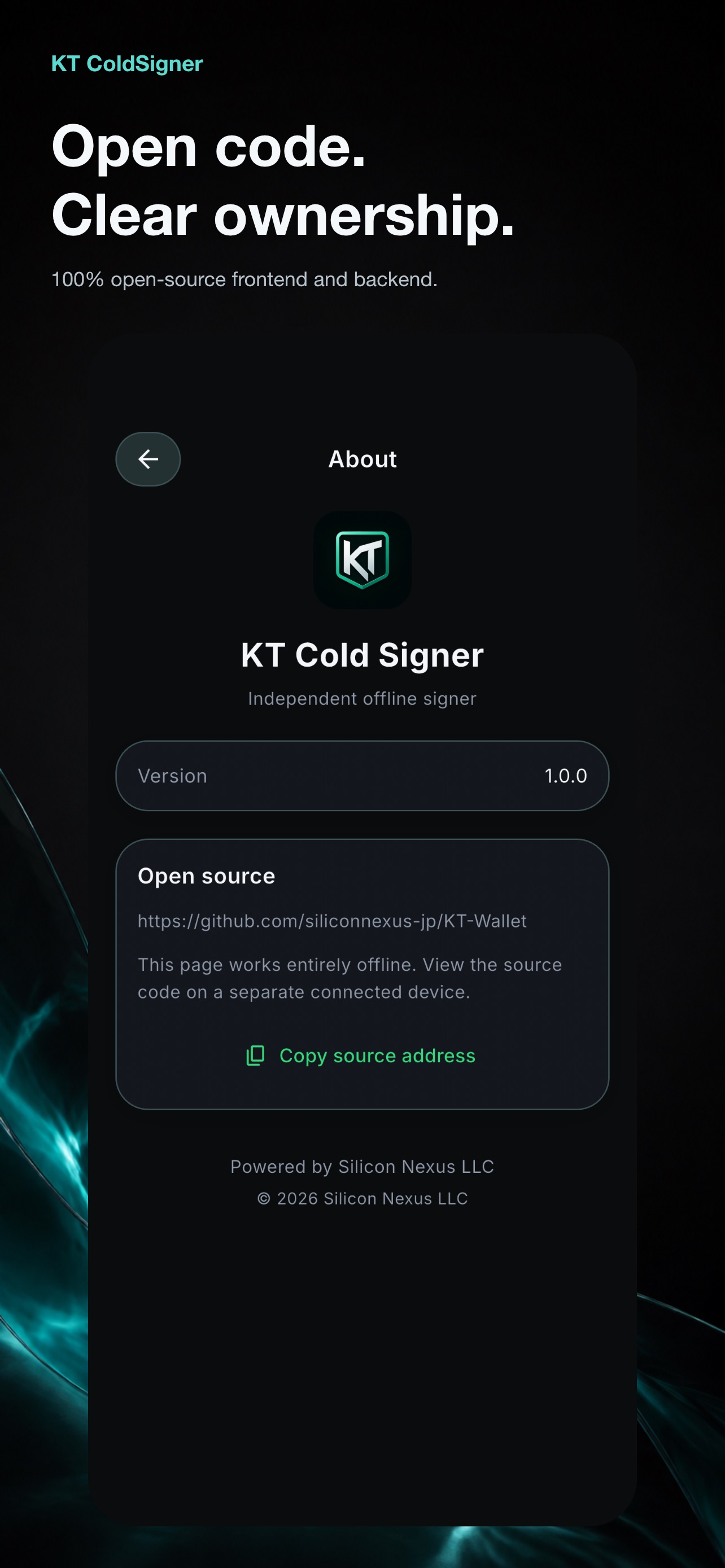 Screenshot 5 of KT ColdSigner
