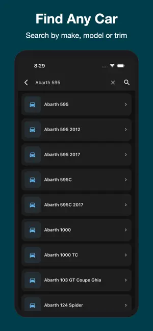 Car Specs - Compare & Explore screenshot 2