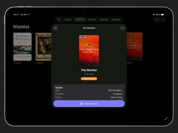 Books at Home iPad screenshot